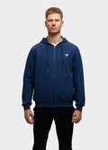 THANE HOODY LYK601257/2 ZipMidBlue