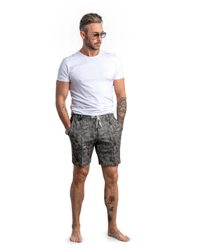 SHORT H-50657/Khaki Flower FLX