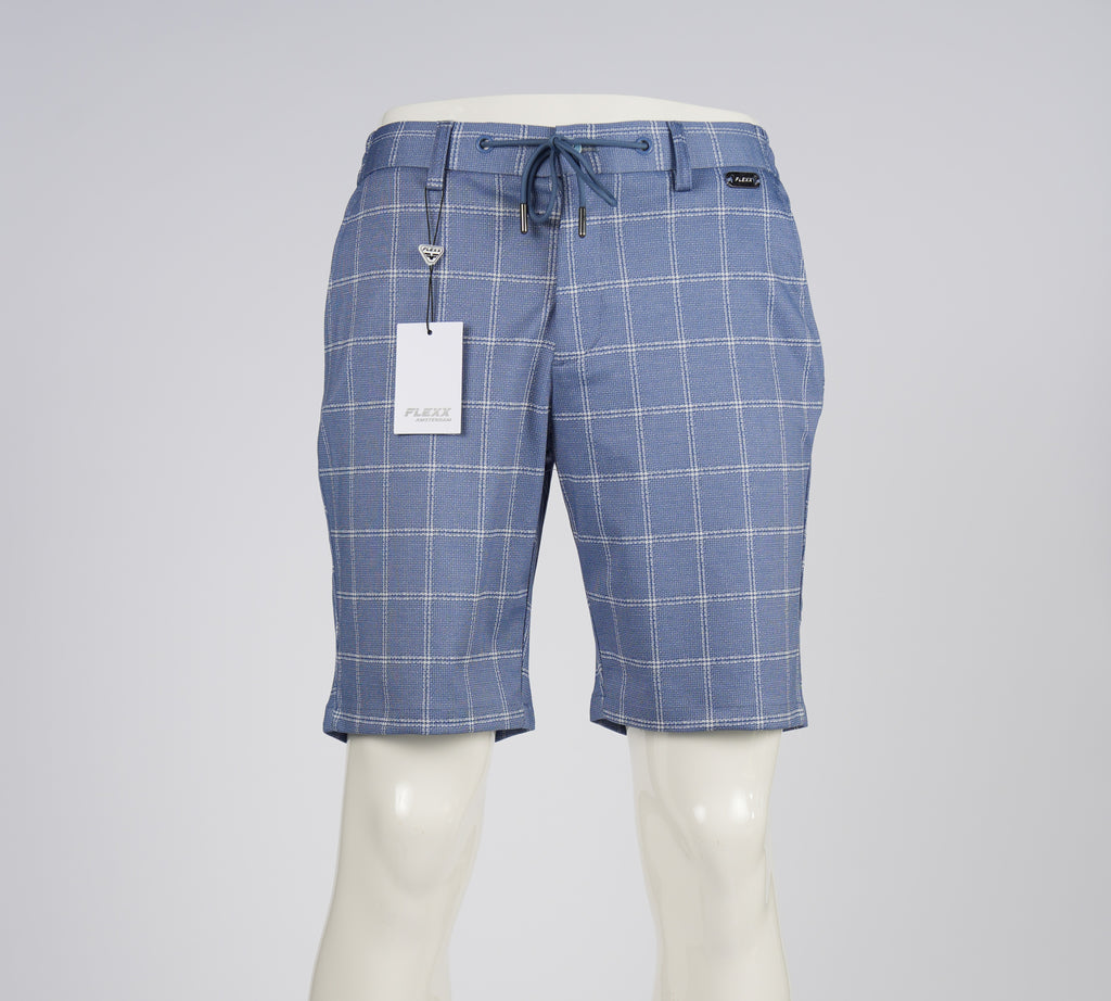 FINN SHORT Terque/268 MblueCheckJersy FLX