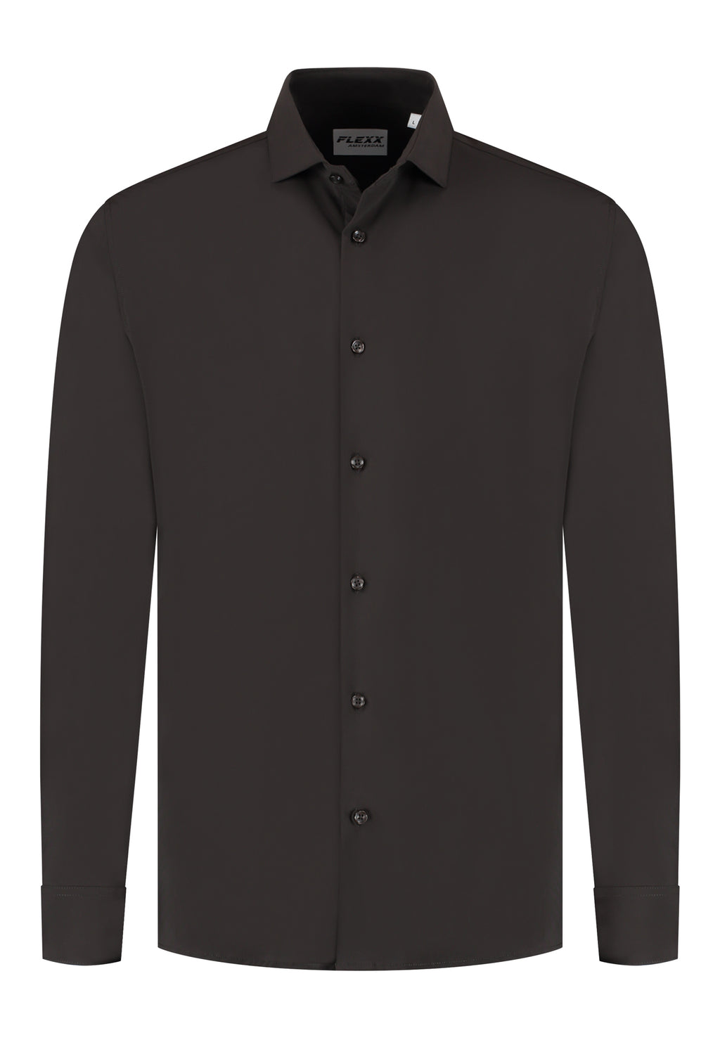 OSWIN SHIRT DarkBrown Perform FLX