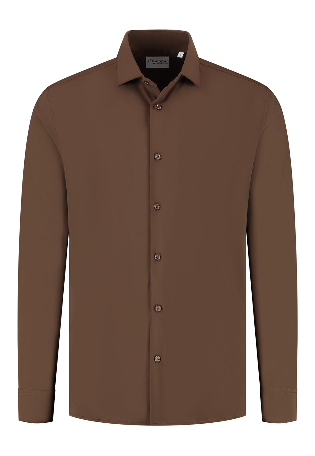 OSWIN SHIRT Brown Perform FLX