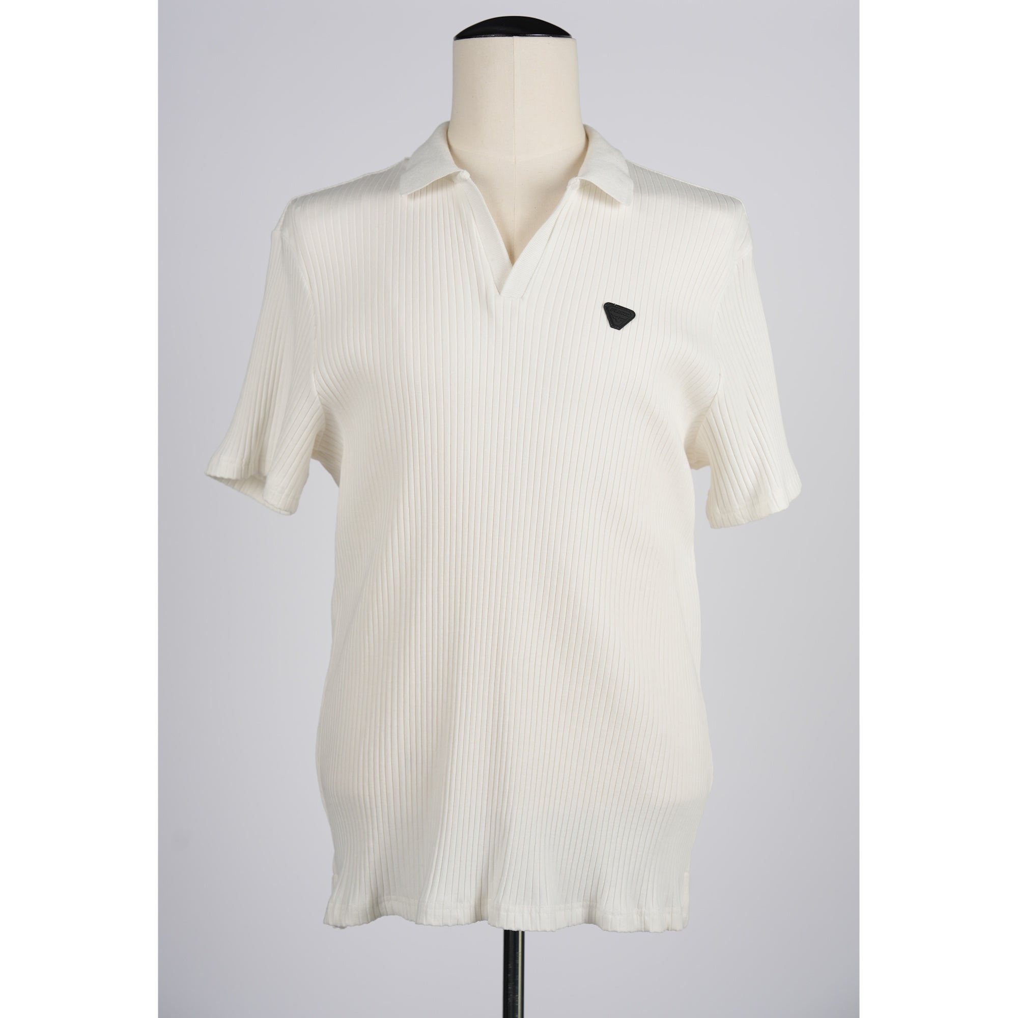 SOREN POLO V-Neck White FLX
