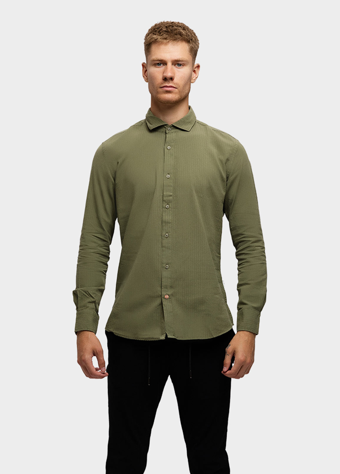 OSWIN SHIRTNOS Olive FLX