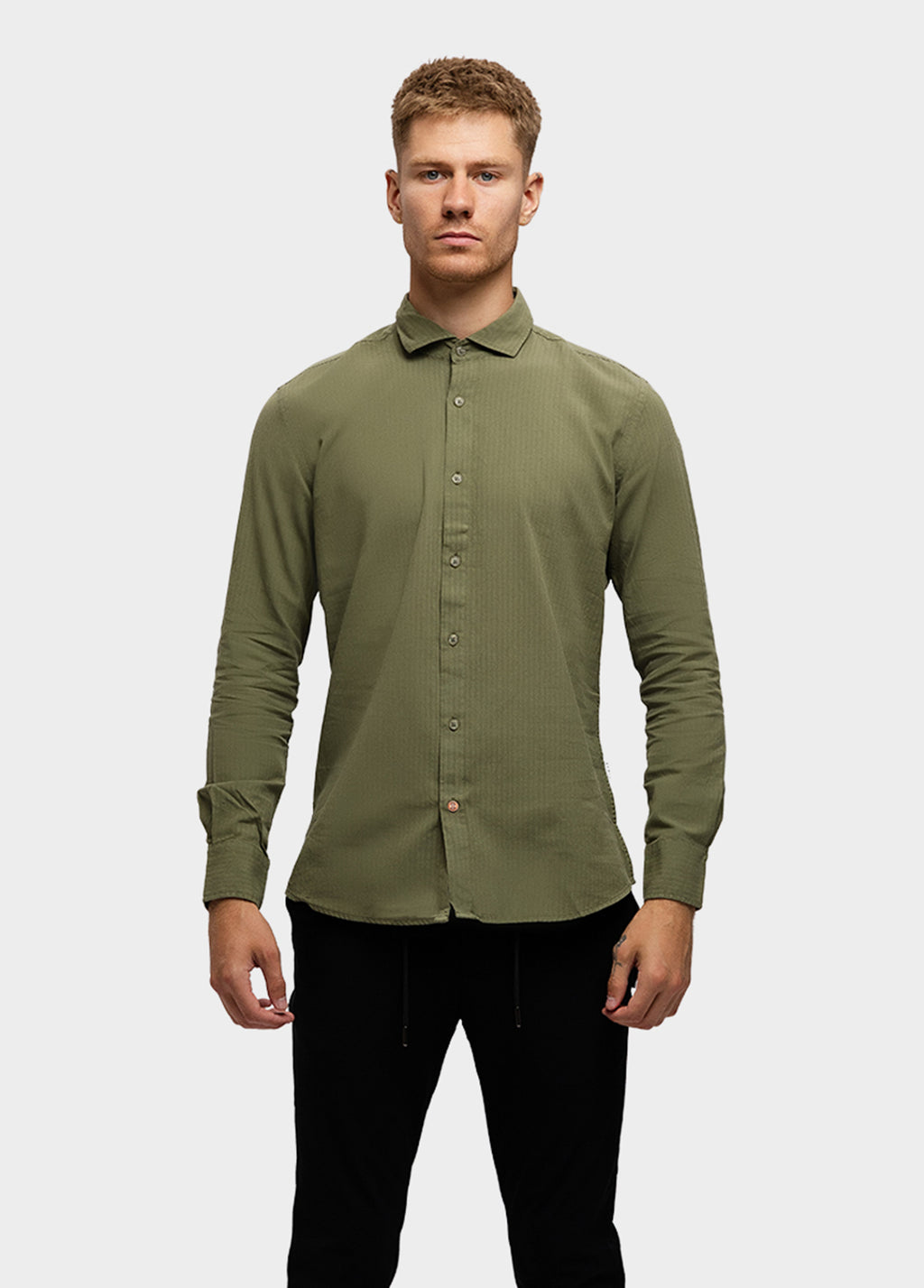 OSWIN SHIRTNOS Olive FLX