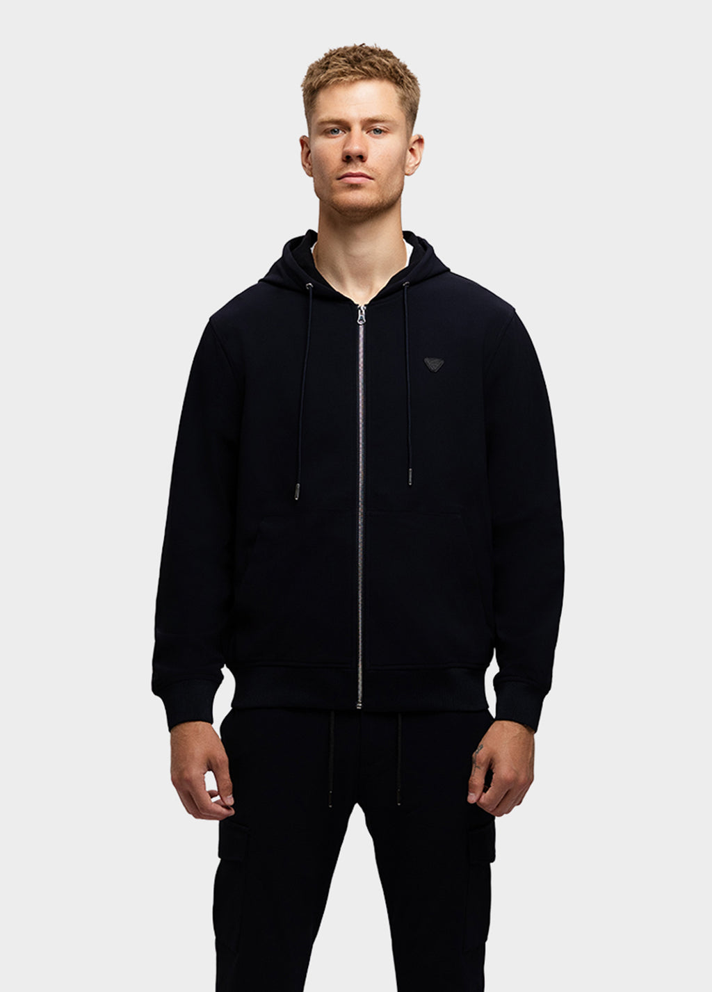 THANE HOODYZIP LYX700276/4 Navy FLX